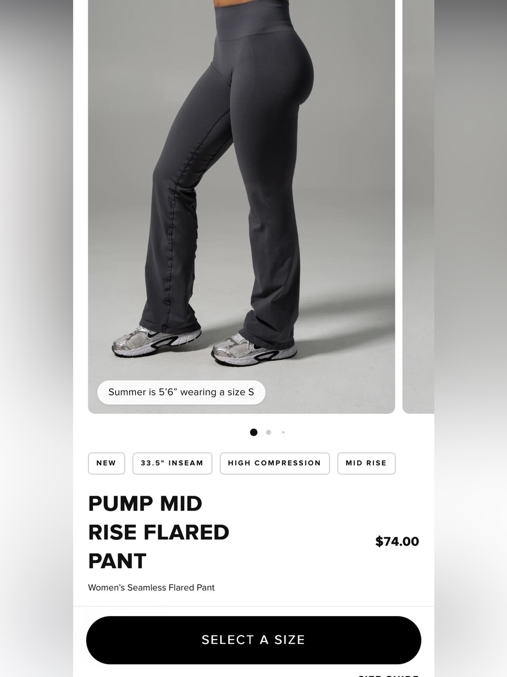 Alphalete pump flare xs tall
